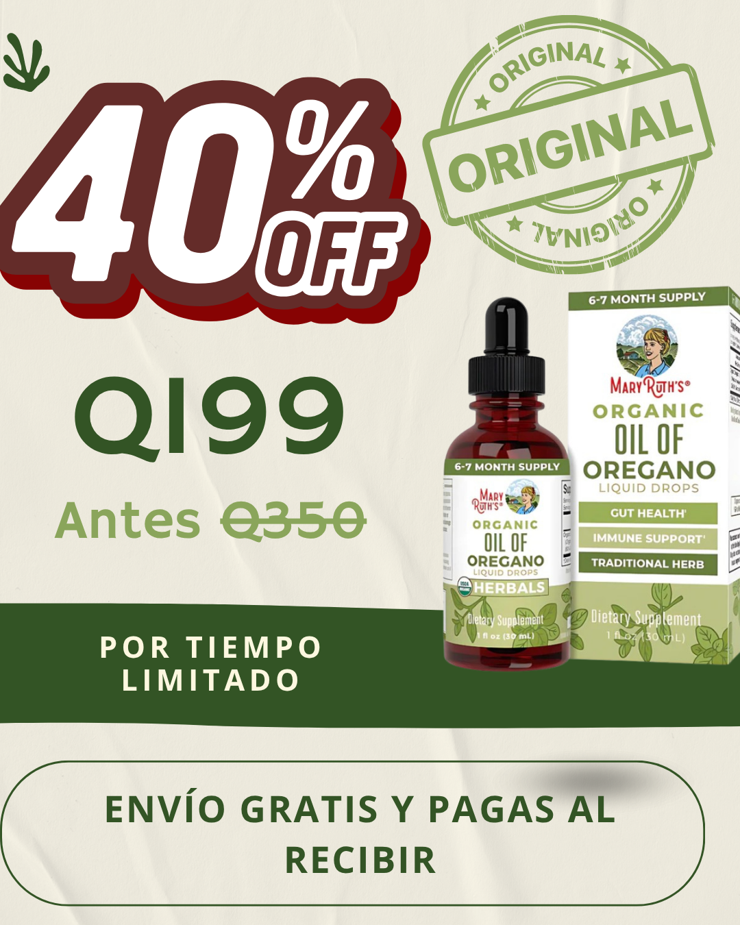 OREGANO OIL MARY RUTH'S